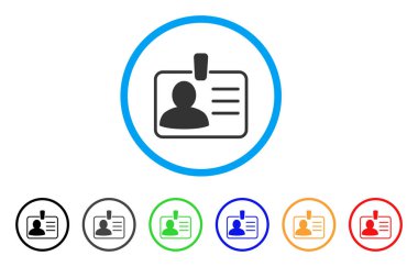 Kişisel rozet yuvarlak simge