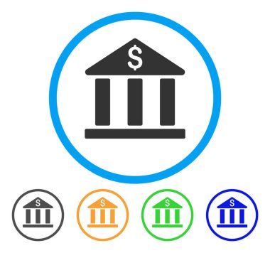 Banka Binası simgesi yuvarlak