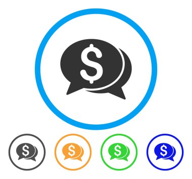 Mali sohbet yuvarlak simgesi