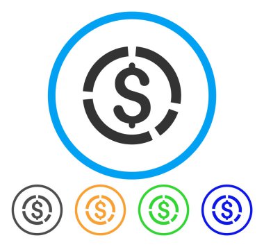 Mali diyagramı yuvarlak simge