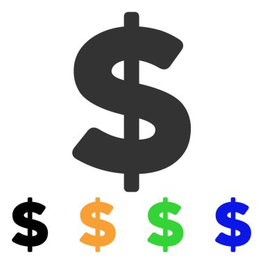 Amerikan Doları vektör simgesi