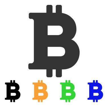 Bitcoin vektör simgesi