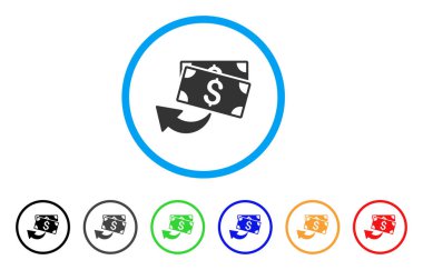 Cashback yuvarlak simge