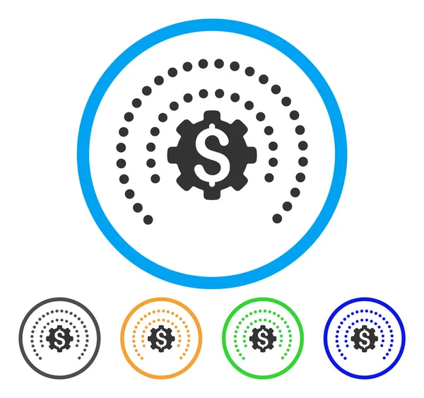 Finans sektöründe koruma küre yuvarlak simge noktalı