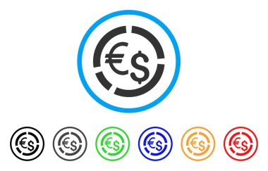 Para birimi diyagramı yuvarlak simge