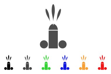 Sperm boşalma vektör simgesi