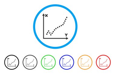 İşlev arsa yuvarlak simge