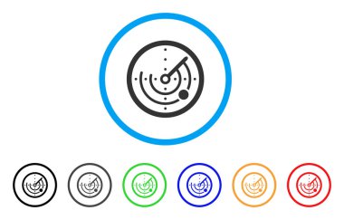 Radar yuvarlak simge