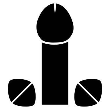 Penis Enhancement Tablets Flat Icon
