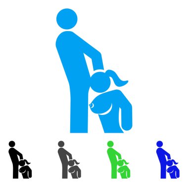 Oral seks kişi vektör simgesi