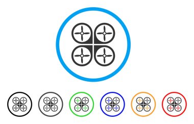 Nanocopter yuvarlak simge