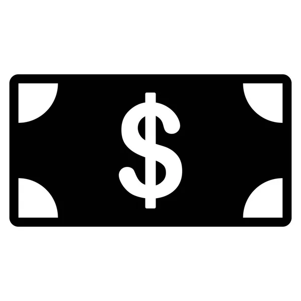 Dollar Banknote Flat Vector Icon — Stock Vector