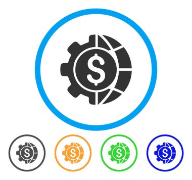 Dünya Sanayi mali yuvarlak simge