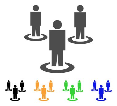 insanlar vektör simgesi