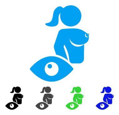 Görünüm fahişe vektör simgesi