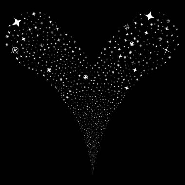 Konfeti yıldız çeşme dere