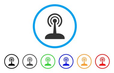 Radyo kontrol Joystick yuvarlak simge