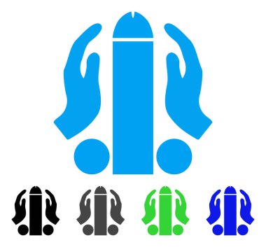 Oral seks vektör simgesi