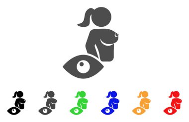 Görünüm fahişe vektör simgesi