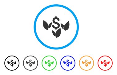 Tarım başlangıç yuvarlak simge