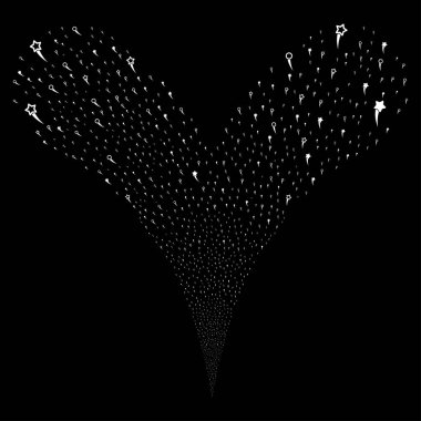 Konfeti yıldız çeşme dere