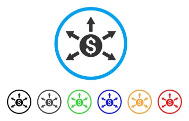 Fişleri Paraya Çevirme yuvarlak simge