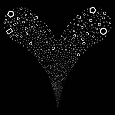 Geometrik şekiller çeşme dere