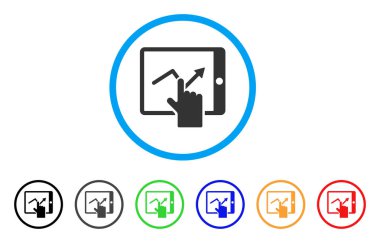 Trend Pda yuvarlak simgesine dokunun