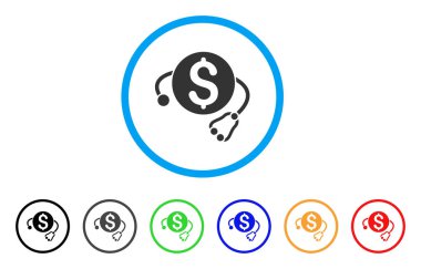 Mali sağlık yuvarlak simge