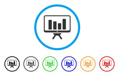 Çubuk yuvarlak simge izleme grafiği
