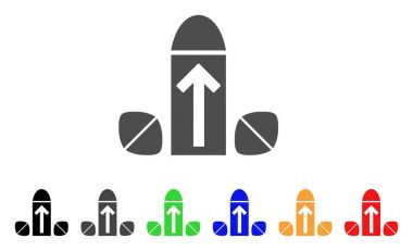 Penis Enlargement Tablets Vector Icon