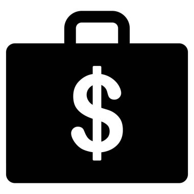 İş büyük düz vektör simgesi