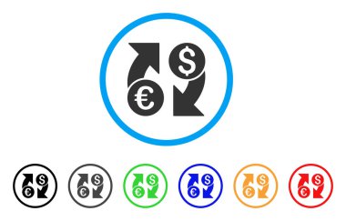 Para birimi yuvarlak Simge Değiştir