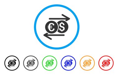 Döviz Alım Satım yuvarlak simge