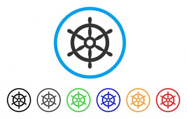 Tekne direksiyon yuvarlak simge