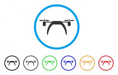 Helikopter yuvarlak simge