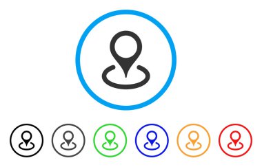 İşaret yuvarlak simgesi yerleştir