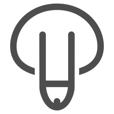 Düz simgesi aşağı erkek üreme organları