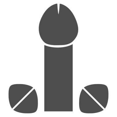 Penis Enhancement Tablets Flat Icon