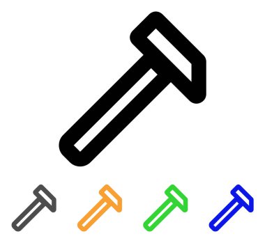 Çekiç kontur simgesini