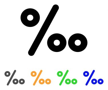 Permille kontur simgesini