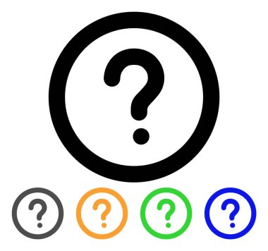 Soru kontur simgesini