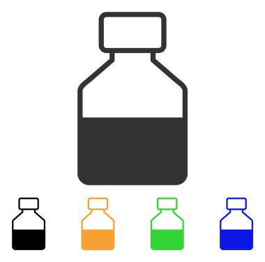 Sıvı şişe vektör simgesi
