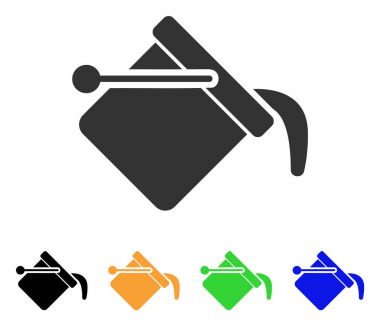 boya kovası vektör simgesi