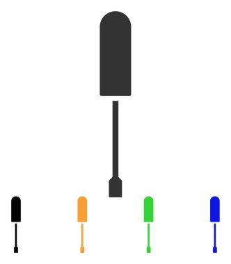 Tornavida vektör simgesi