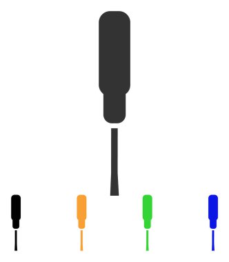 Tornavida vektör simgesi