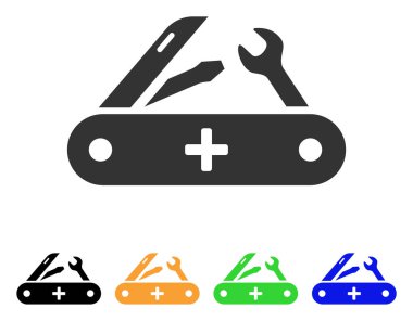 Swiss Knife vektör simgesi