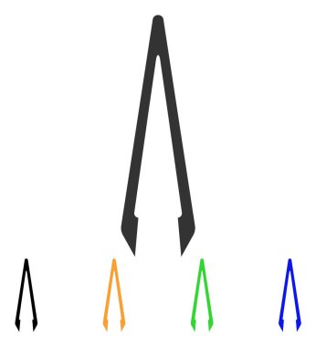 Cımbız vektör simgesi