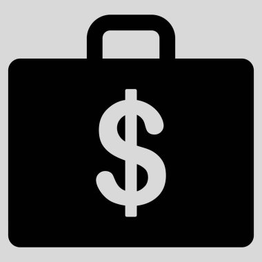 İş büyük düz vektör simgesi