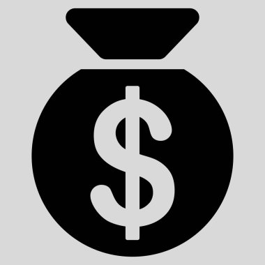 para çantası düz vektör simgesi